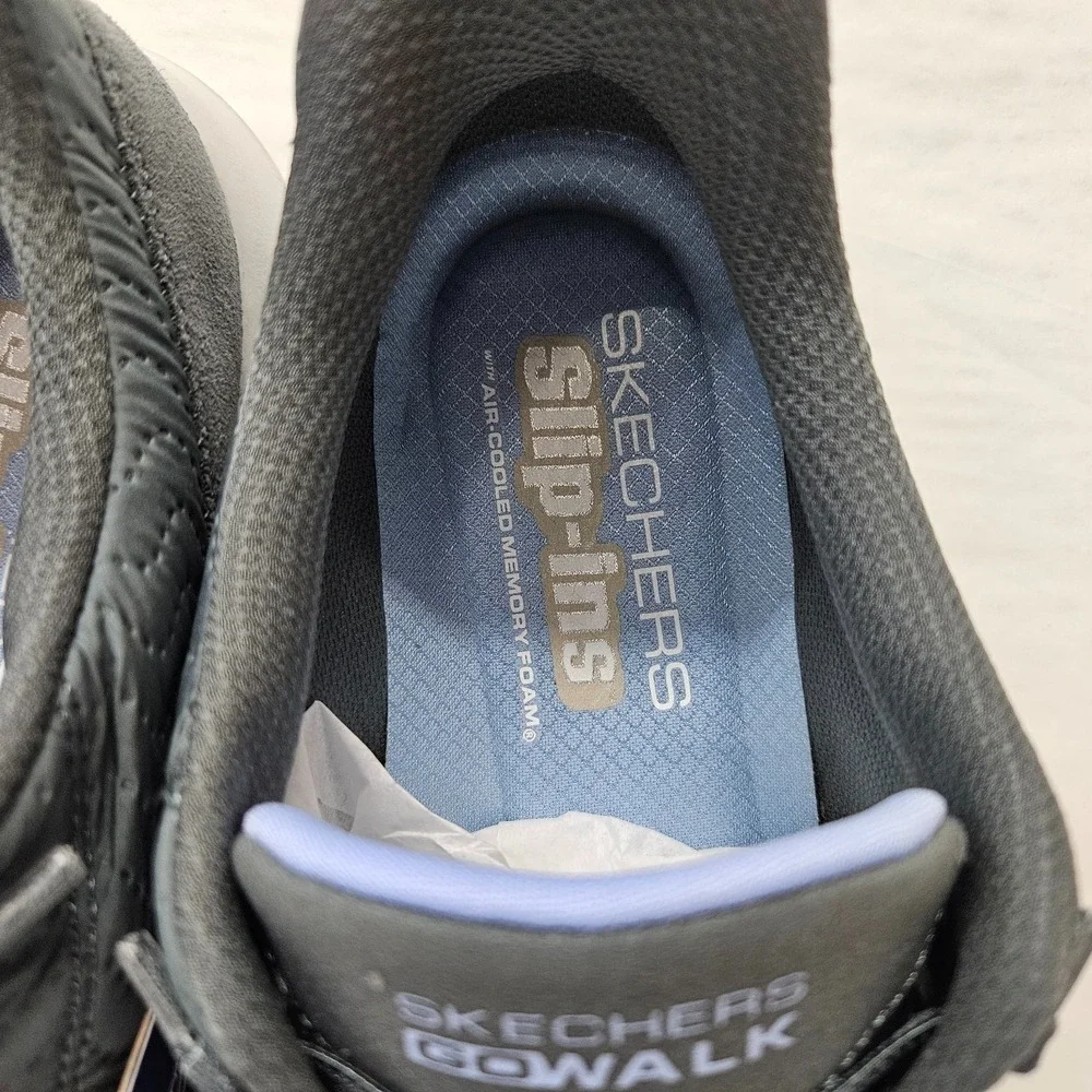 Skechers Go Walk Joy Jessi Slip-ins Sneakers‎ 125708 Charcoal Gray Women Size 11